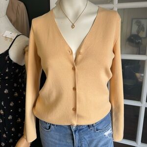 Vintage 90s • Muted Yellow Cardigan